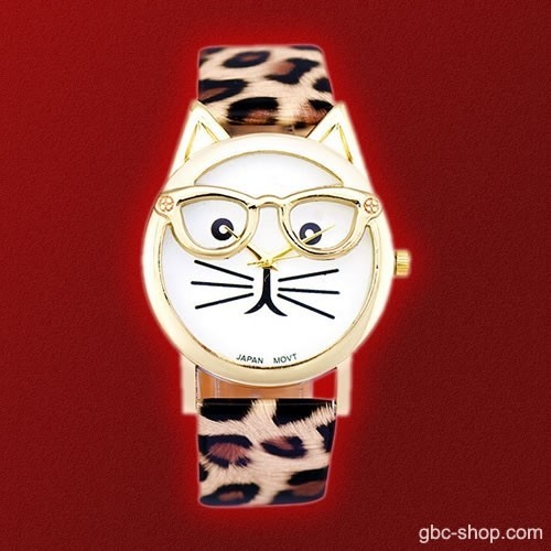 Rellotge de Polsera Fashion Cat