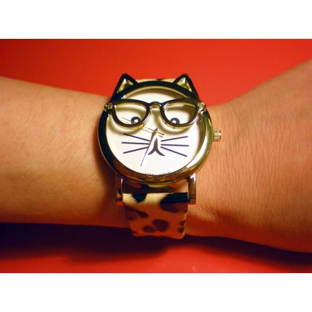 Rellotge de Polsera Fashion Cat