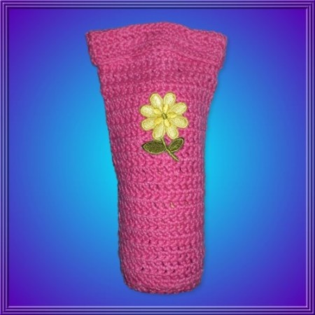 Funda Crochet 60ml. Flor