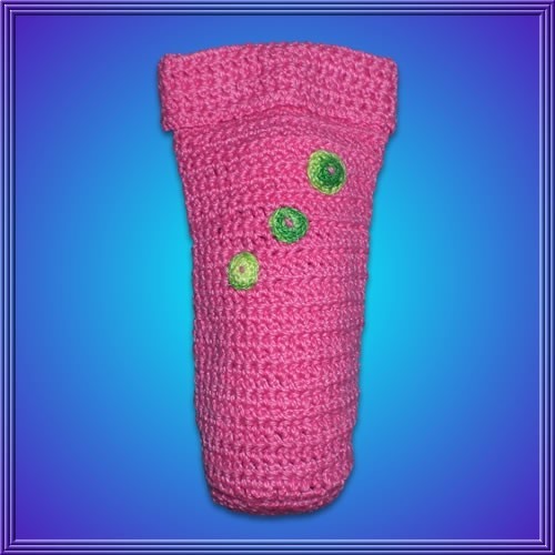 Funda Crochet 60ml. Flor