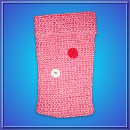 Funda Crochet 60ml. 2 Flores