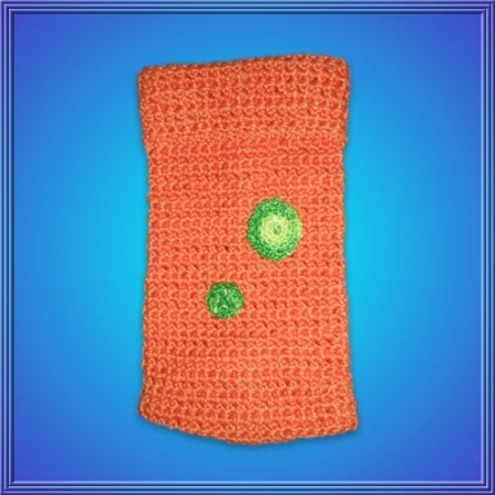 Funda Crochet 60ml. 2 Flores