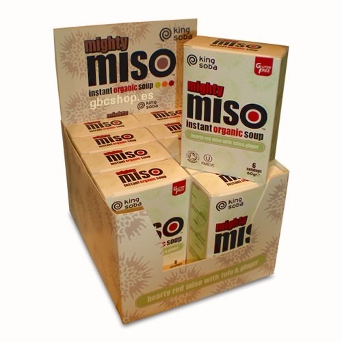 Sopa Miso Instantánea Bio (Mighty Miso Organic Soup) 