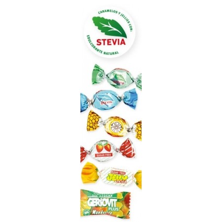 Caramelos de Frutas Ácidas con Stevia