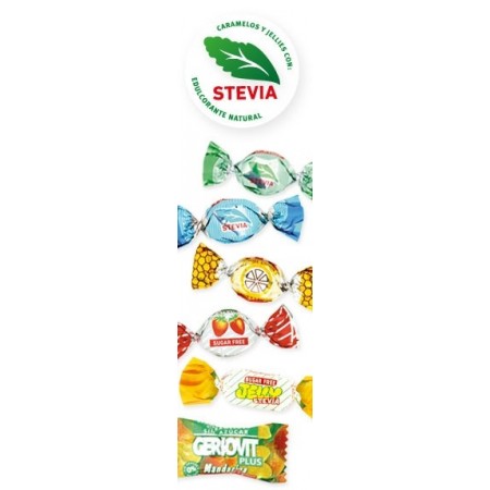 Caramels de Fruites Àcides amb Stèvia