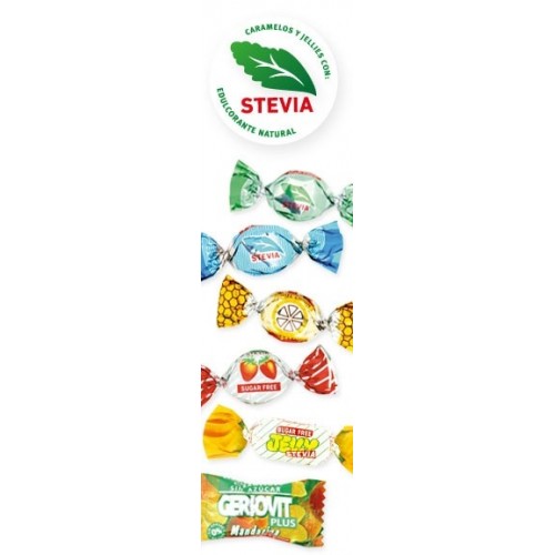 Caramelos de Frutas Ácidas con Stevia